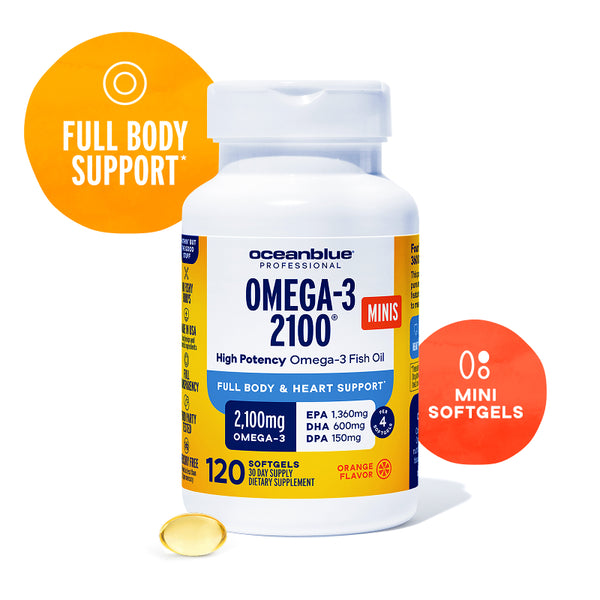 New! Omega-3 2100 Minis | OceanBlue Omega